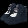 Aggas Booties | Snowman | Navy Nubuck
