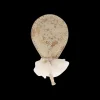 Alja Clip | Balloon | Cream Metallic Suede