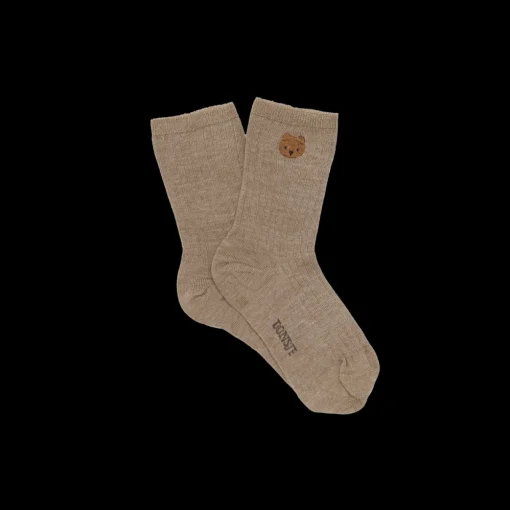 Bell Socks | Bear | Dusty Green