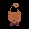 Britta Exclusive Purse | Winter Bear | Cognac Classic Leather