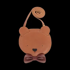 Britta Exclusive Purse | Winter Bear | Cognac Classic Leather