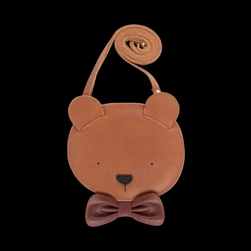 Britta Exclusive Purse | Winter Bear | Cognac Classic Leather