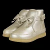 Cemilla Shoes | Champagne Metallic Leather