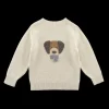 Denn Merino Wool Sweater | Dog | Arctic Ivory Melange