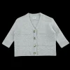 Draine Cardigan | Light Grey Melange