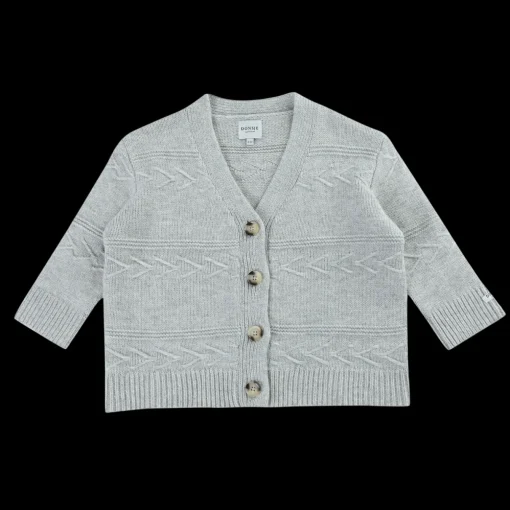 Draine Cardigan | Light Grey Melange