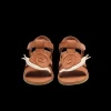 Escar Sandals | Snail | Walnut Leather