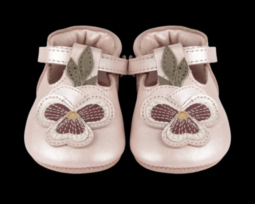 Heidi Shoes | Violette | Rose Metallic Leather