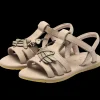 Iles Sky Sandals | Grasshopper | Vintage Grey Leather