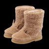 Irfi Boots | Alpaca | Beige Curly Sheep Wool