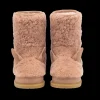 Irfi Boots | Pink Alpaca | Vintage Pink Sheep Wool