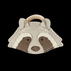 Josy Special Hair Tie | Raccoon | Ivory Classic Leather