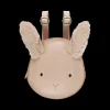Kapi Exclusive Backpack | Fluffy Bunny | Light Rust Leather