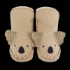 Kapi Exclusive Booties | Fluffy Koala | Taupe Nubuck