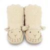 Kapi Exclusive Booties | Lammy | Cream Leather