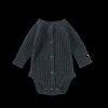 Kees Merino Wool Romper | Dark Navy Melange