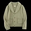 Kicher Merino Wool Cardigan | Desert Green