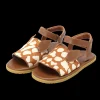 Lara Sandals | Bambi | Brown Spotted Cow Hair