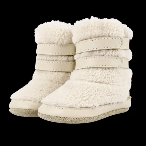 Larisso Booties | Cream Leather