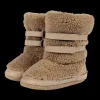 Larisso Booties | Light Maple Curly Faux Fur