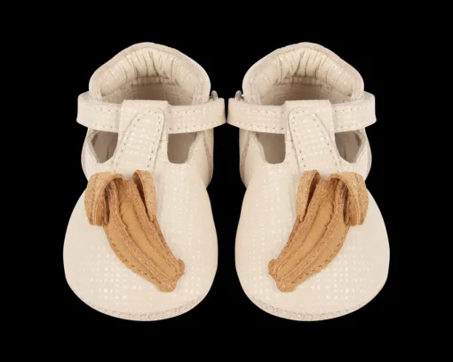 Nanoe Shoes | Banana | Cream Scored Leather