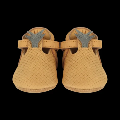Nanoe Shoes | Pineapple | Caramel Stamped Nubuck