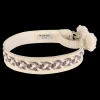 Nini Headband | Off White Leather