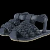 Pam Sandals | Navy Leather