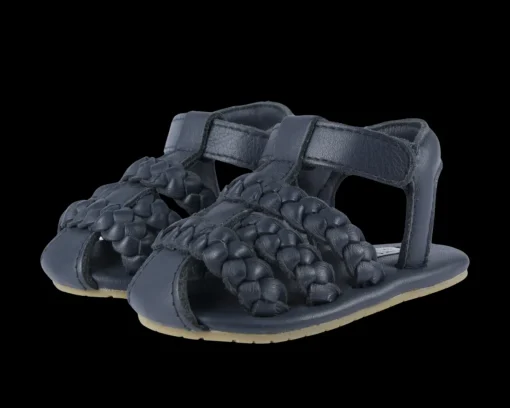Pam Sandals | Navy Leather