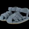Pam Sandals | Petrol Nubuck