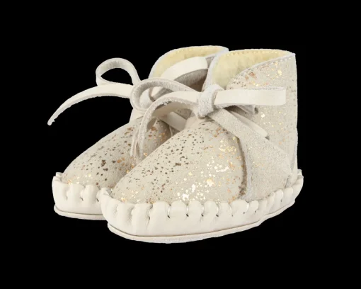 Pina Exclusive | Cream Metallic Suede