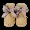 Pina Organza Booties | Kaki Nubuck
