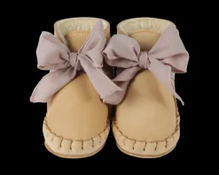 Pina Organza Booties | Kaki Nubuck