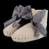 Pina Organza Booties | Lilac Nubuck + Lavender Cotton