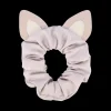 Polly Hair Scrunchie | Cat | Lilac Nubuck