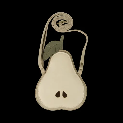 Qanoe Fruit Purse | Pear | Taupe Leather