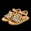Qara Sandals | Leopard | Leopard Spotted Cow Hair