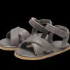 Qotis Sandals | Grey Leather