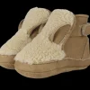 Richy Booties | Alpaca | Beige Curly Faux Fur