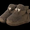 Richy Booties | Stag | Hazelnut Curly Faux Fur