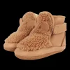 Richy Booties | Teddy Bear | Light Maple Curly Faux Fur