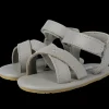 Tobi Sandals | Light Stone Leather
