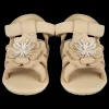 Tuti Fields Sandals | Buttercup | Gold Metallic Nubuck