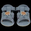 Tuti Fields Sandals | Forget Me Not | Petrol Nubuck