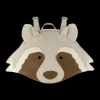 Umi Schoolbag | Raccoon | Ivory Classic Leather