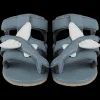 Ushy | Flying Fish | Blue Stone Leather