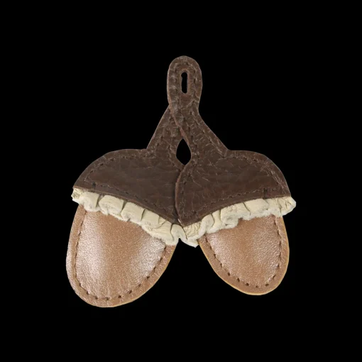 Wonda Hairclip | Acorn | Brown Grain Leather