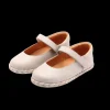 Yina Ballerinas | Ivory Leather