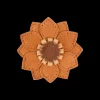 Zaza Fields Hairclip | Sunflower | Caramel Nubuck